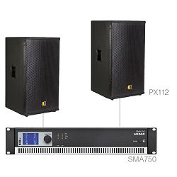 Audio sistem Audac Forte12.2 (Pojačalo SMA750, zvučnici PX112)