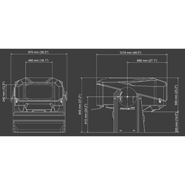 Outdoor kućište za projektor Proietta AF32