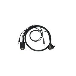 VGA i stereo audio kabl Kramer C-GMA/GMA(90)-10 (Male - 90° Male ) 3 m